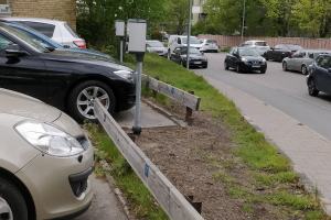 Installerat och klart innan gras kommit upp